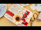 Simon Says Stamp Autumn Sunflower Wafer Dies s967 Sweet Wishes