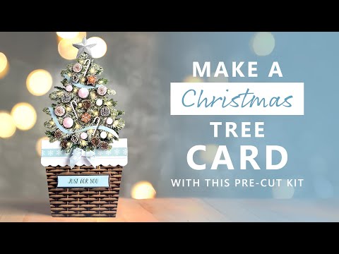 Katy Sue Designs Christmas Flower Pots Card Making Kit 17-10080cfp video
