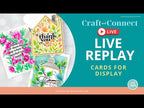 Pinkfresh Studio Dreamy Florals Hot Foil Plate 181522 Cards For Display Video