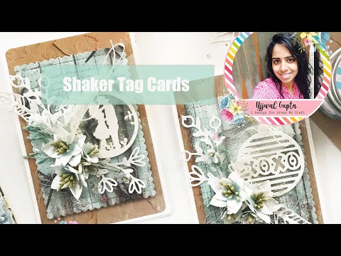 Dress My Craft Couple Tag Die dmcd4532 Love Cards With Shaker Tags Video