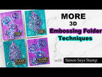 Simon Says Stamp Embossing Folder and Cutting Die Pristine Lilac sfd474 You Are My Favorite