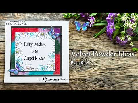 Lavinia Stamps White Velvet Powder lsvp06 frame video