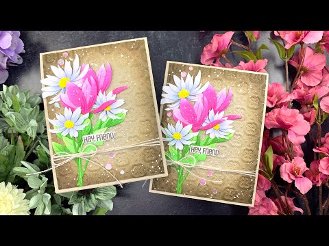 Simon Says Stamp Embossing Folder Margot Tile sf317