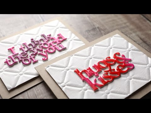 Simon Says Stamp Hugs & Kisses Wafer Dies 1031md Sweetheart