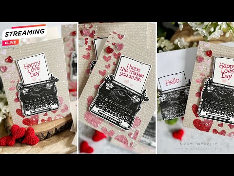 Simon Says Stamps and Dies Slider Camera and Typewriter