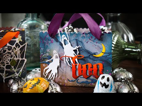 Tim Holtz Distress Walnut Stain Ink Pad And Reinker Bundle Ranger Halloween Treat Bags Video