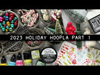 Tim Holtz Distress Mini Ink Pad Festive Berries Ranger TDP39969 Christmas Stencil Project Video