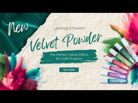 Lavinia Stamps Light Green Velvet Powder lsvp04 video