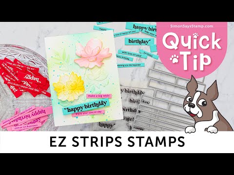 Simon Says Stamps and Dies EZ Strips Everyday set1010ez Friend Like You