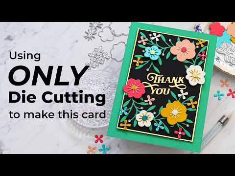 Simon Says Stamp Groovy Flowers Wafer Dies s1021 Happy Camper