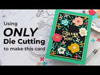 Simon Says Stamp Groovy Flowers Wafer Dies s1021 Happy Camper