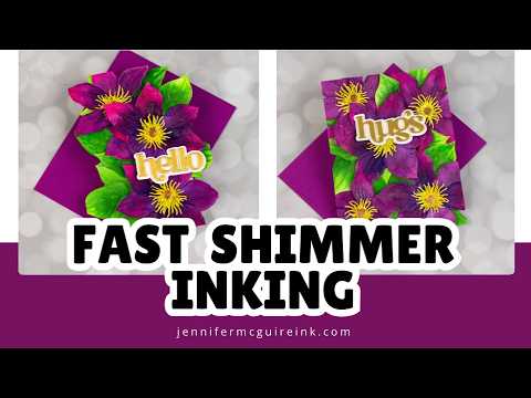 Tim Holtz Distress 8.5 x 11 Watercolor Cardstock Ranger TDA53927 Clematis Cards Video