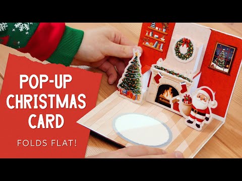 Katy Sue Designs Santa and Friends Pop Up Christmas Card Making Kit 17-10094saf video
