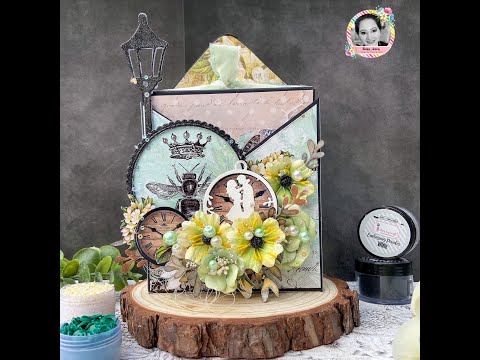 Dress My Craft Couple Tag Die dmcd4532 Romantic Envelope Memory Keeper Video