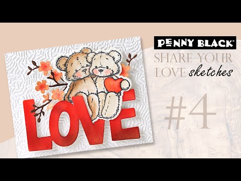 Penny Black Love Letter Thin Metal Creative Die 51-803 video