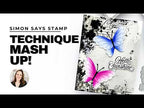 Simon Says Stamp Dewpierce Butterfly Wafer Dies s1127 Always There Bringing Multiple Techniques Together on One Card : Simon Says Stamp Mindy Eggen