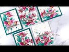 Tim Holtz Flip Top Distress Paint Picked Raspberry Ranger TDF53163 Birthday Bouquet Card Video