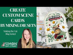 PREORDER Simon Says Stamp A7 Arches Wafer Dies 1553sd Shine On Create Custom Scene Cards by Mixing Die Sets Nichol Spohr