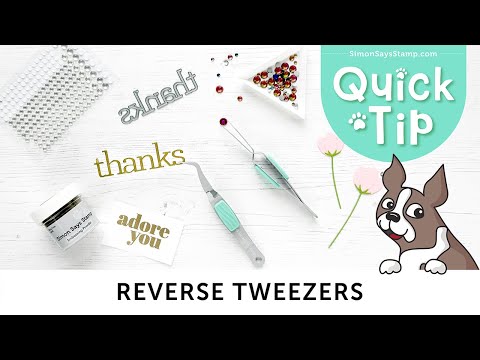 Simon Says Stamp Reverse Tweezers st0106