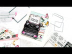 Simon Says Stamps and Dies Slider Camera and Typewriter