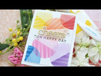 Rainbow Splash Stencil Candy Stripes rss100 Splendor