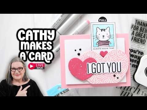 CZ Design Clear Stamps Mod Composition cz71 Always There Cathy Makes an Interactive Slider Card Zielske