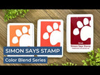 Simon Says Stamp Pawsitively Saturated Gradient 8 Inks And Re-inkers Be Bold