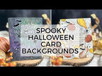 Simon Says Stamps Dies and Stencil Spooky Windows set837sw Stamptember Halloween Cards | Nichol Spohr Tutorial