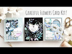 Simon Says Stamp Card Kit of the Month August 2024 Graceful Flowers ck0824 *