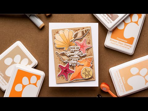 Simon Says Stamp Beachcombing Bundle set817bc Sunny Vibes You Can Almost Smell the Ocean Breeze! Beachcombing Beauty with Yana Smakula for Simon Says Stamp Yana Smakula