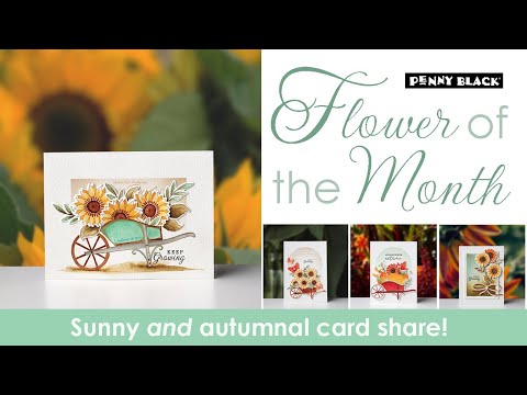 Penny Black Wheelbarrow Clear Stamps 31-110 video