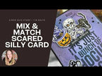 Tim Holtz Cling Rubber Stamps Scared Silly cms311 scared silly card video nichol spohr