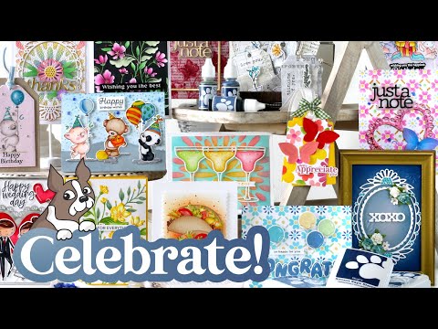 Simon Says Stamp Celebrate Collection I Want It All Stencils set781as