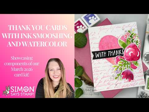 Simon Says Clear Stamps Watercolor Bouquet 2389ssc