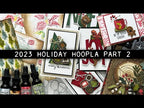 Tim Holtz Distress Holly Branch Mica Stain Ranger Christmas Tree Stencil Project Video