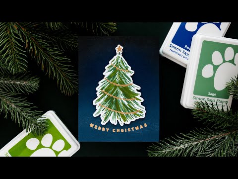 Simon Says Clear Stamps Fresh Air Holiday Tree sss202760c Season Of Wonder