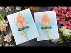 Honey Bee Soiree Embossing Folder hbef-015 Birthday Iris Card Video