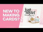 Simon Says Stamps and Dies Sweet Treat Critters set1115st DieCember Cardmaking for Beginners: Easy Card Step by Step Mindy Eggen