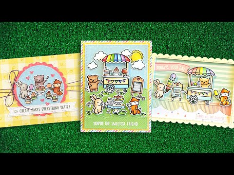 Lawn Fawn Treat Cart Sentiment Add-On Clear Stamps lf3413 Video Intro