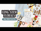 PREORDER Simon Says Stamp Card Kit of the Month May 2026 Long Stem Florals ck0526 Card Kit Reveal and Inspiration: Long Stem Florals