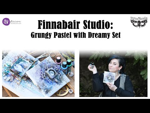 Prima Marketing Dreamy Liquid Acrylic Set Finnabair Art Alchemy 969943 Grungy Pastel Video