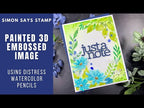 Simon Says Stamp Embossing Folder and Cutting Dies Beaufort Floral Frame sfd380 Celebrate