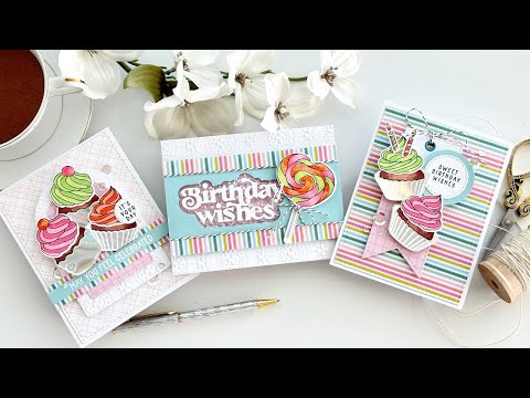 Simon Says Stamp Card Kit of the Month June 2024 Sweet Birthday ck0624 *