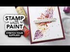 Stamp with Paint Cathy Zielske Makes Card with Dancing Leaves Stamps and Dies
