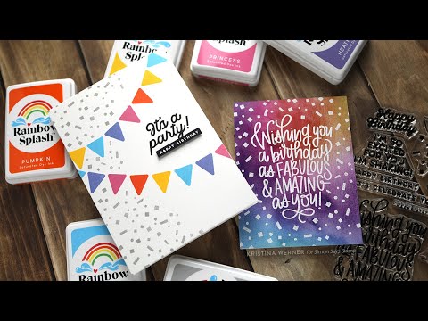 Simon Says Clear Stamps Put Your Party Hats On sss202733c Season Of Wonder