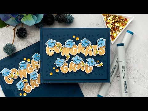 Simon Says Stamps and Dies Grad Balloons set764gb Celebrate