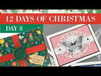 12 Days of Christmas Day 8 Featuring Tiara Twine Frame Dies