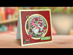 Katy Sue Designs Die Cut Decoupage Christmas Gnomes 11-dcdcgn12 video