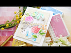 PinkFresh Studio 1/2 inch Blending Brush Set pf105es Minimalist Hooray Card Video