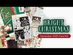 PREORDER Simon Says Stamp Card Kit of the Month December 2025 Bright Christmas ck1225